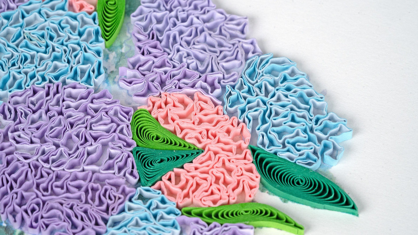 Hydrangea Bouquet Birthday Card