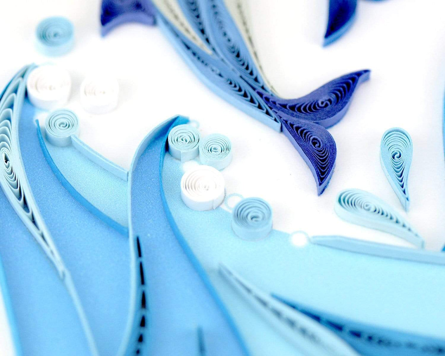 Jumping Dolphins Quilling Card