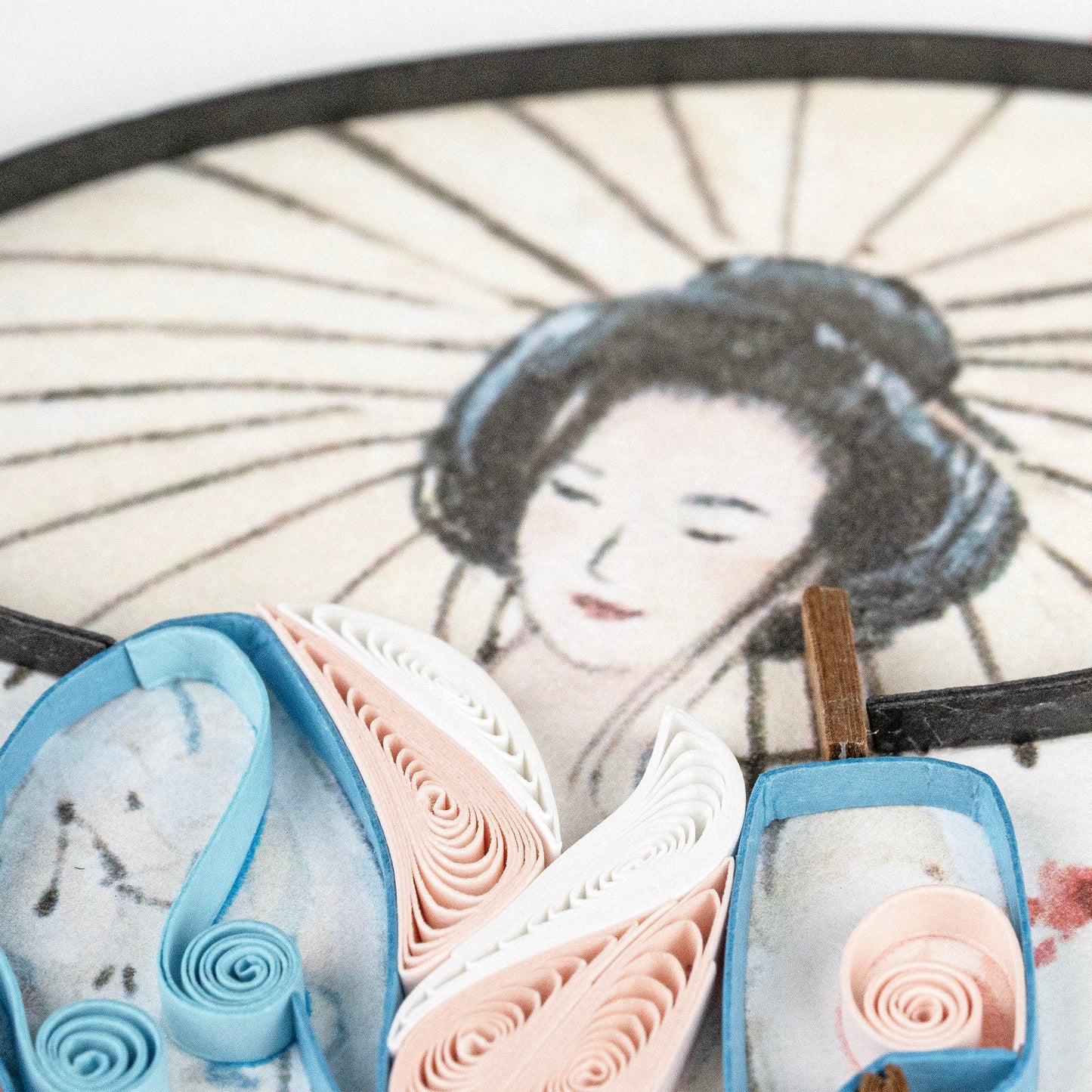 Kimono Quilling Card