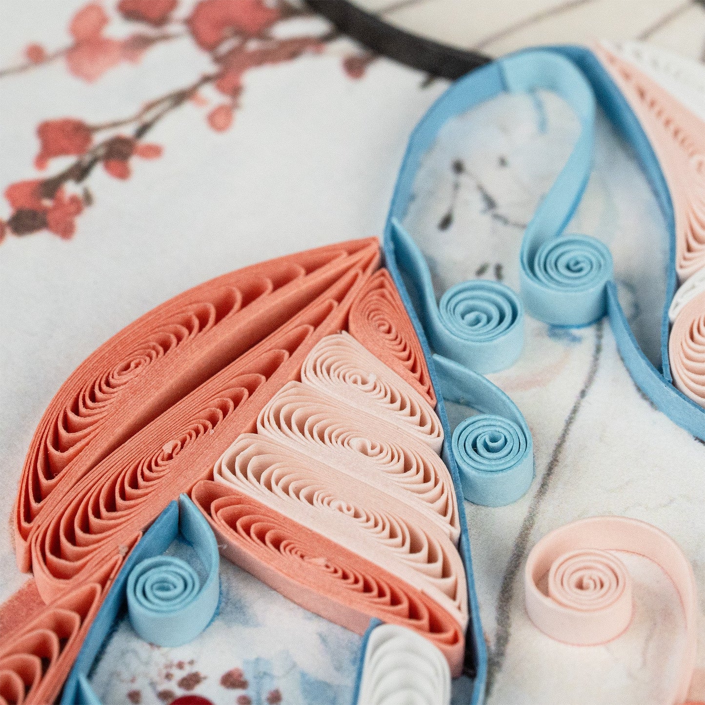 Kimono Quilling Card