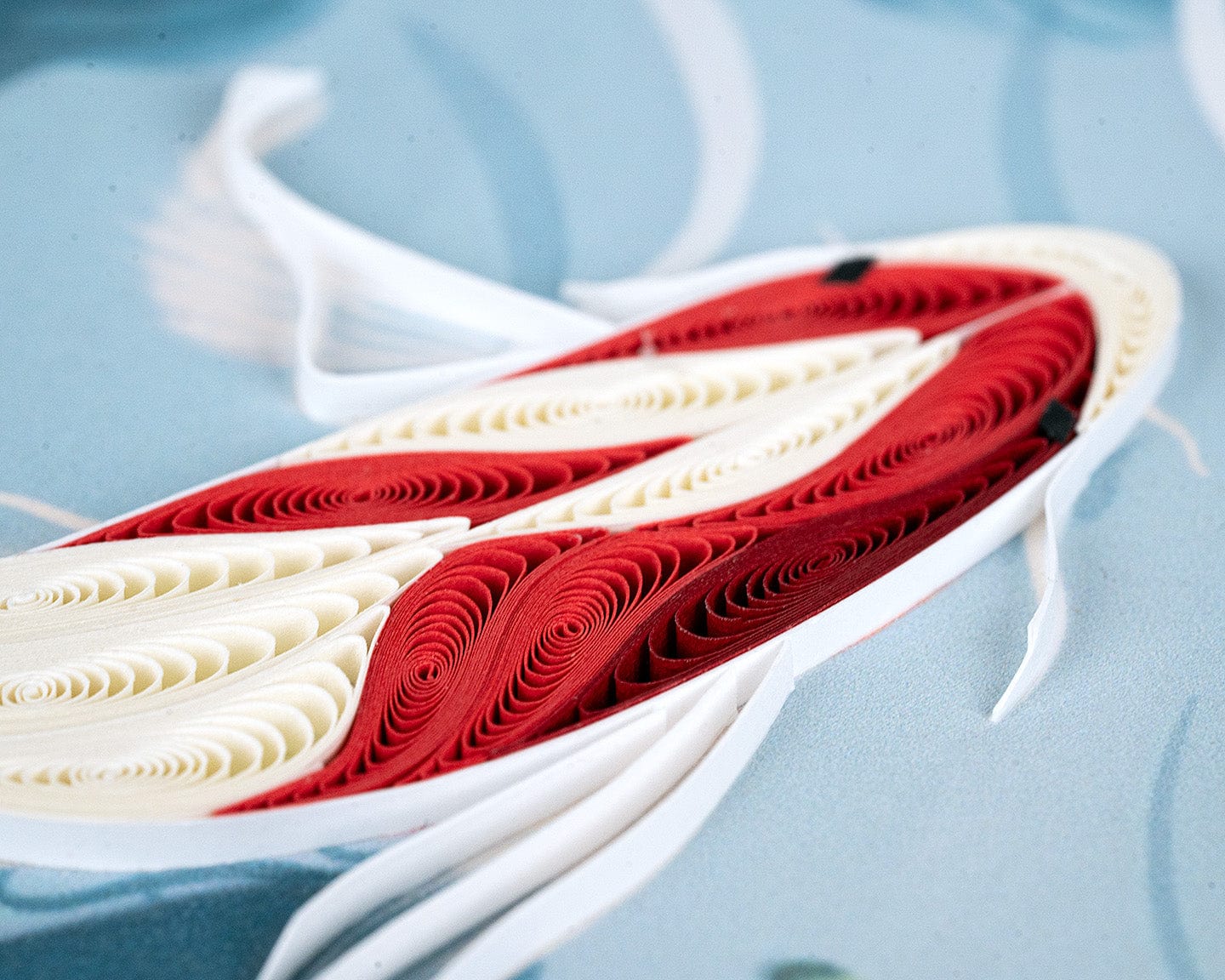 Koi Fish Pond Quilling Card