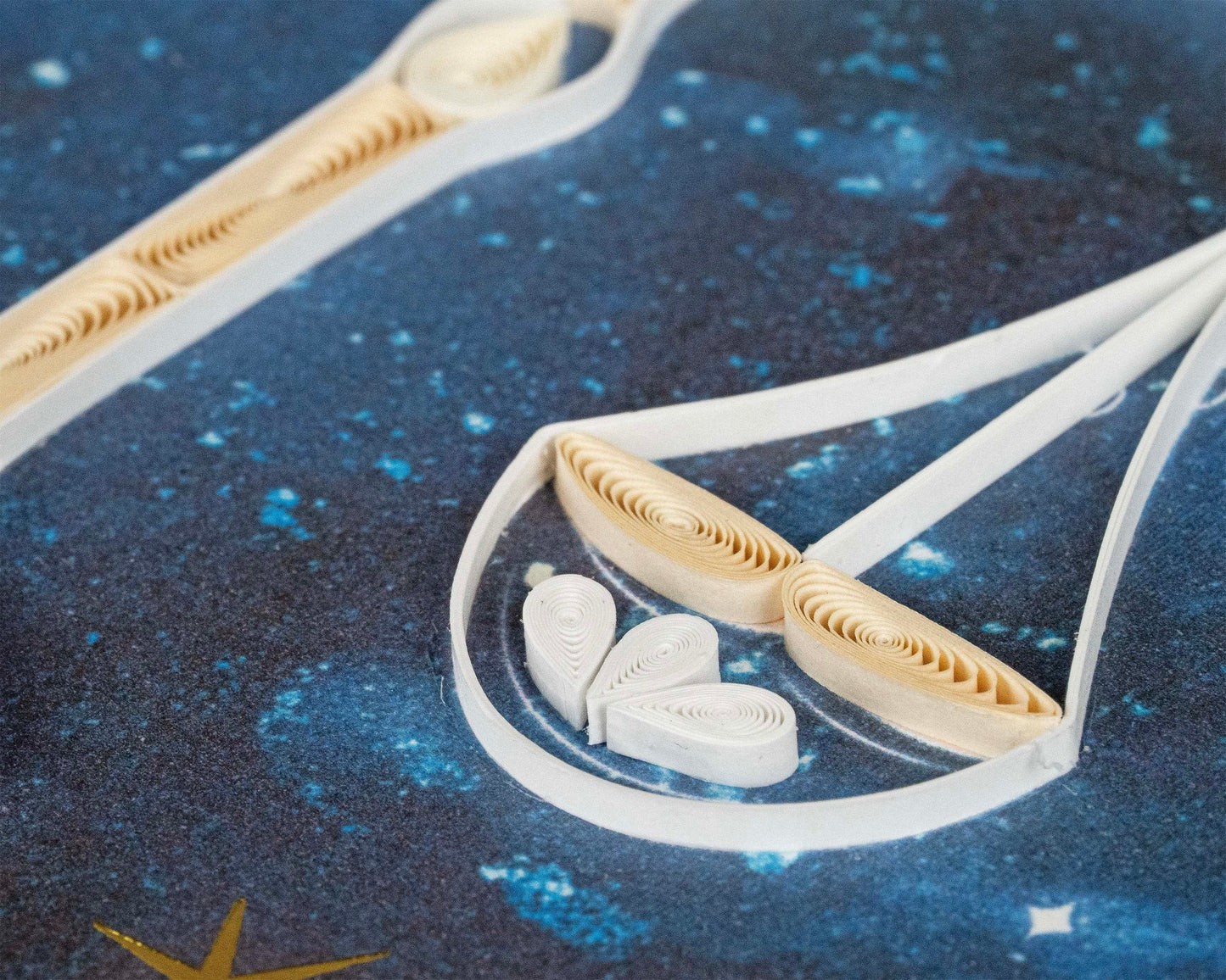 Libra Quilling Card