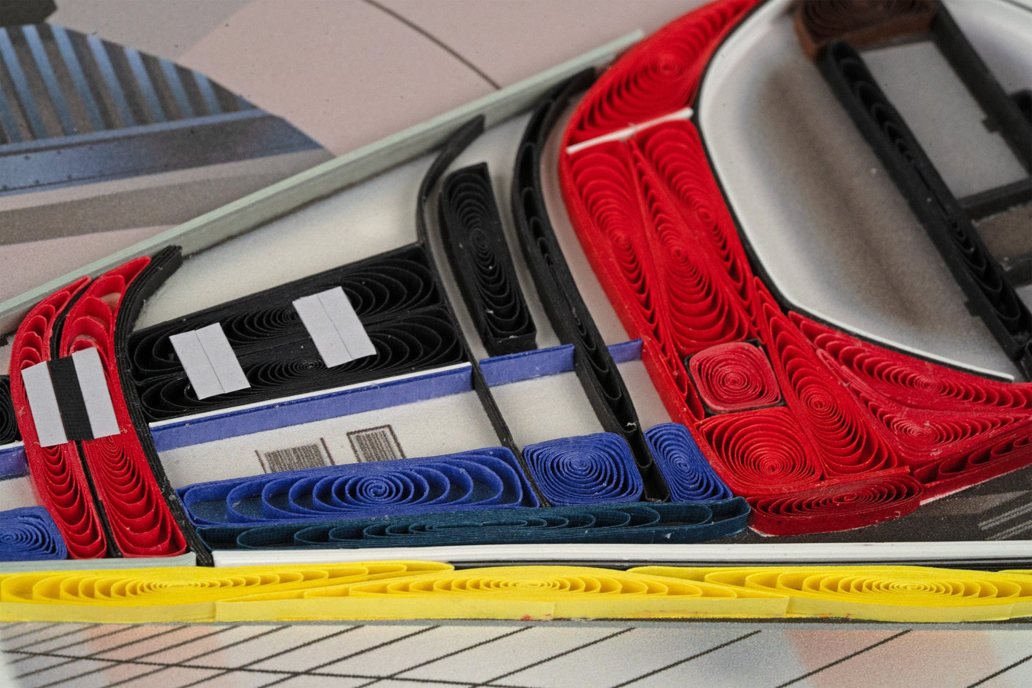 London Tube Quilling Card