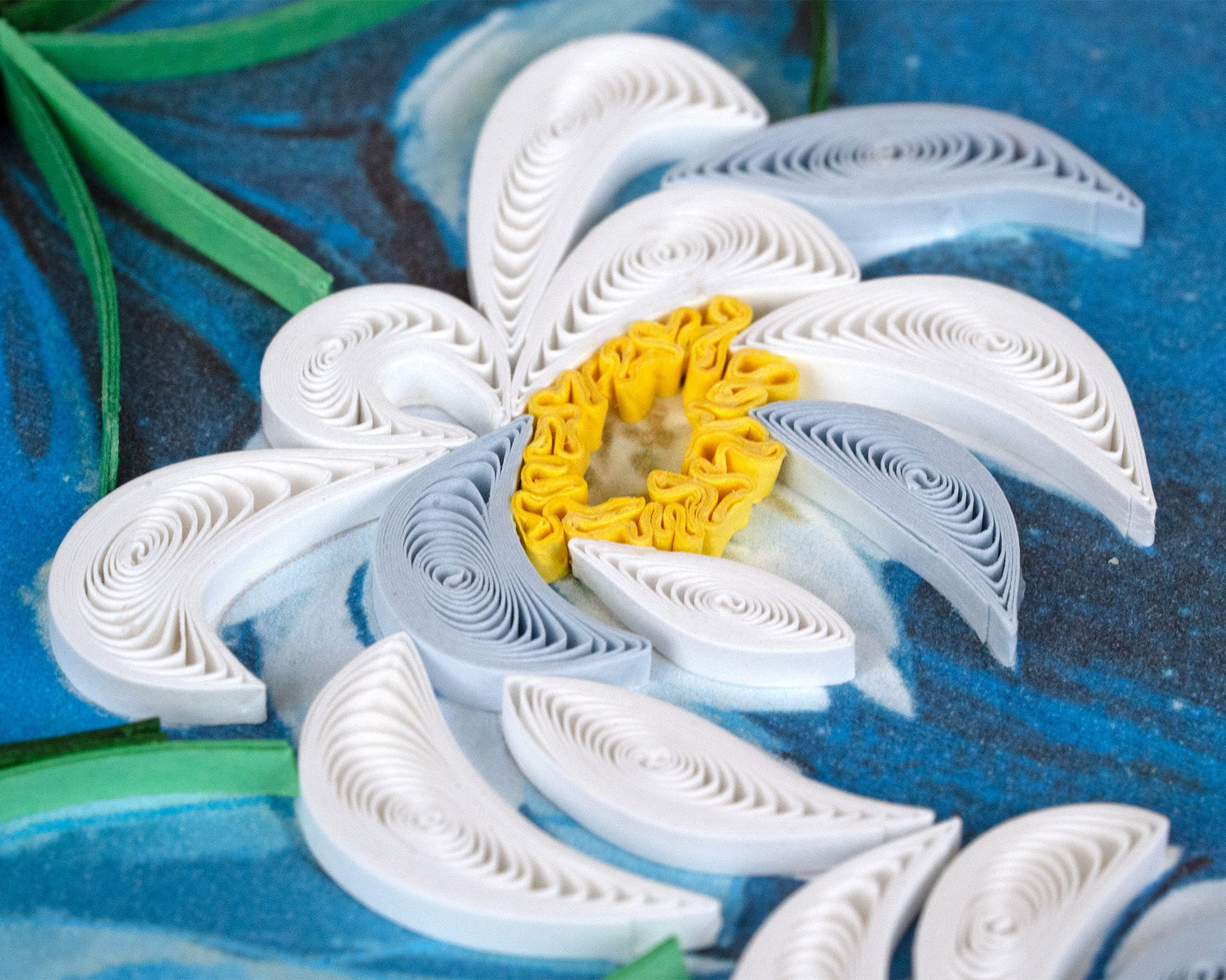 Lotus Pond Quilling Card