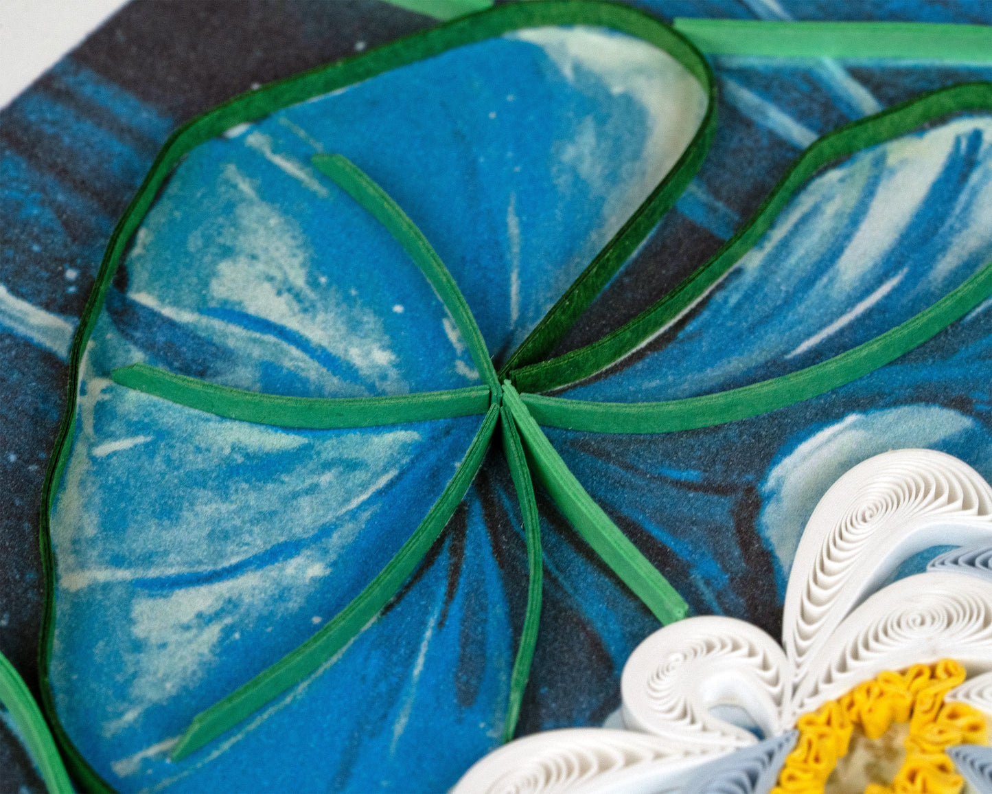 Lotus Pond Quilling Card