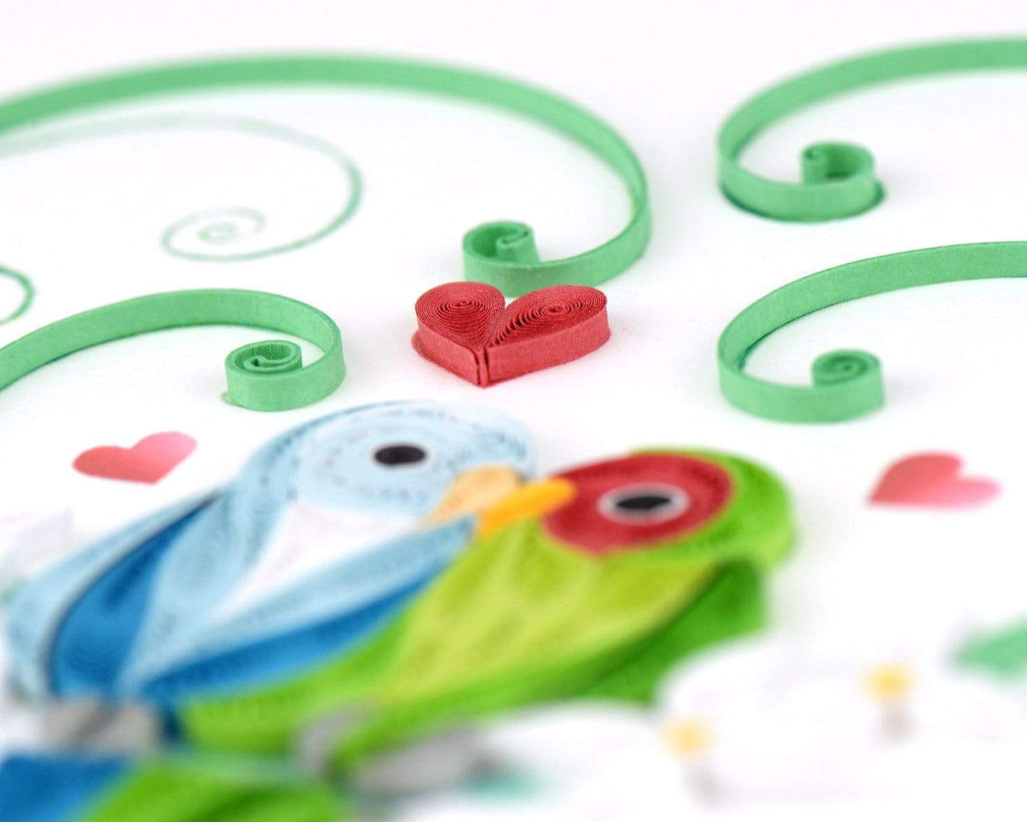 Love Birds Quilling Card