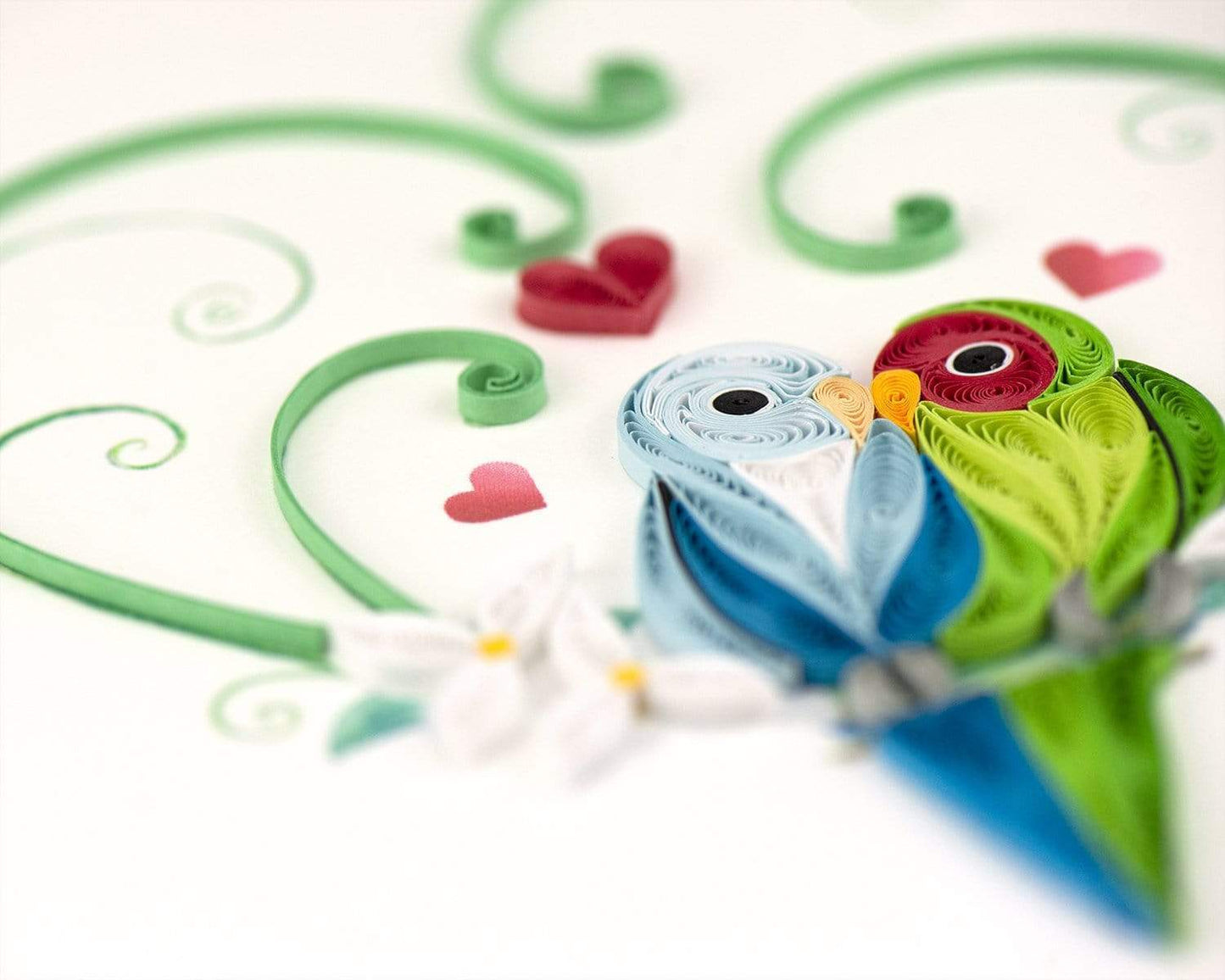 Love Birds Quilling Card