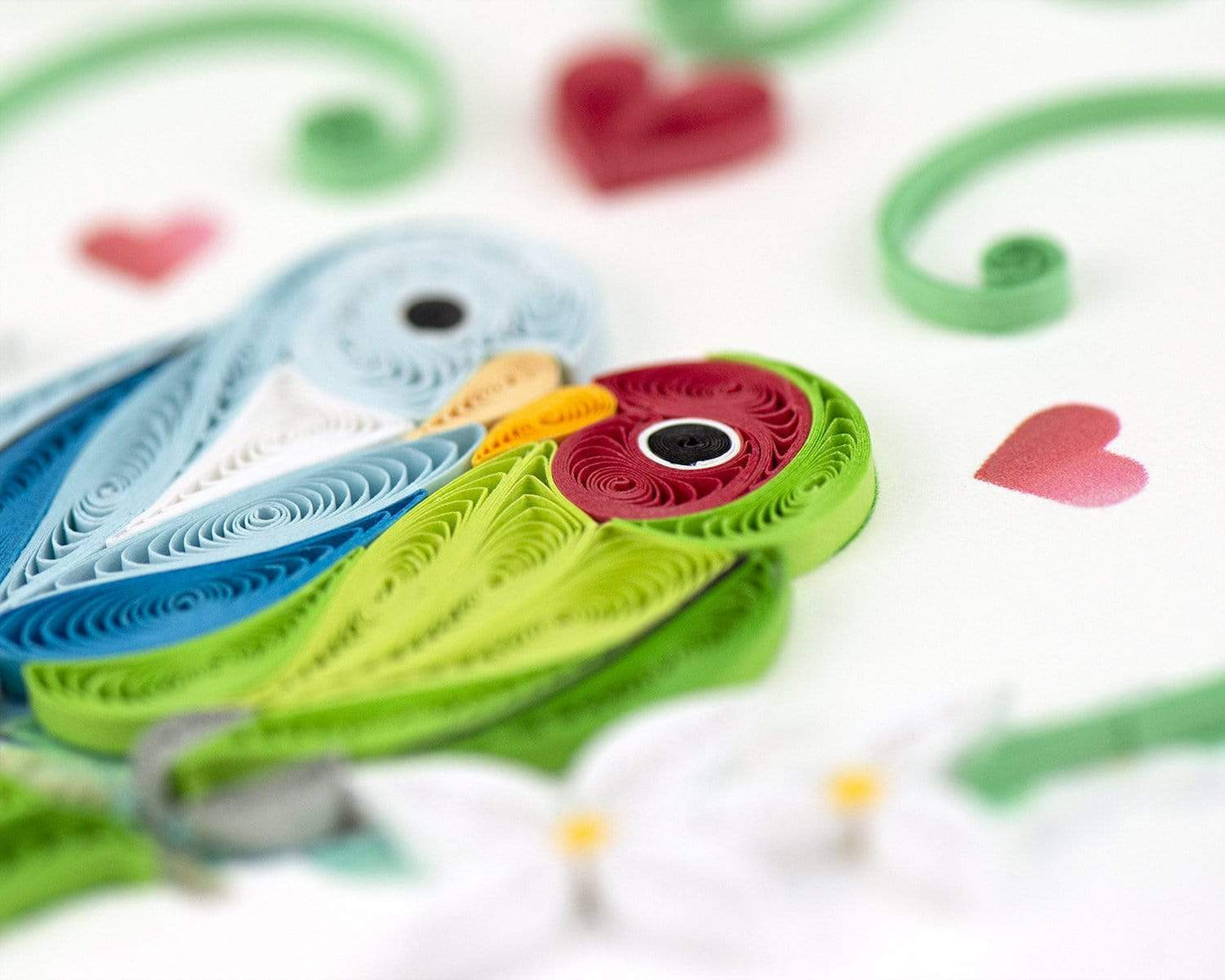 Love Birds Quilling Card