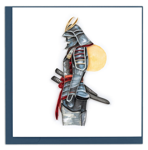 Male Samurai Quilling Card