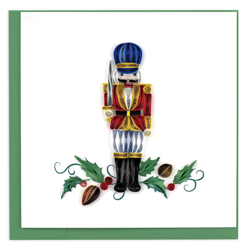 Nutcracker Christmas Quilling Card