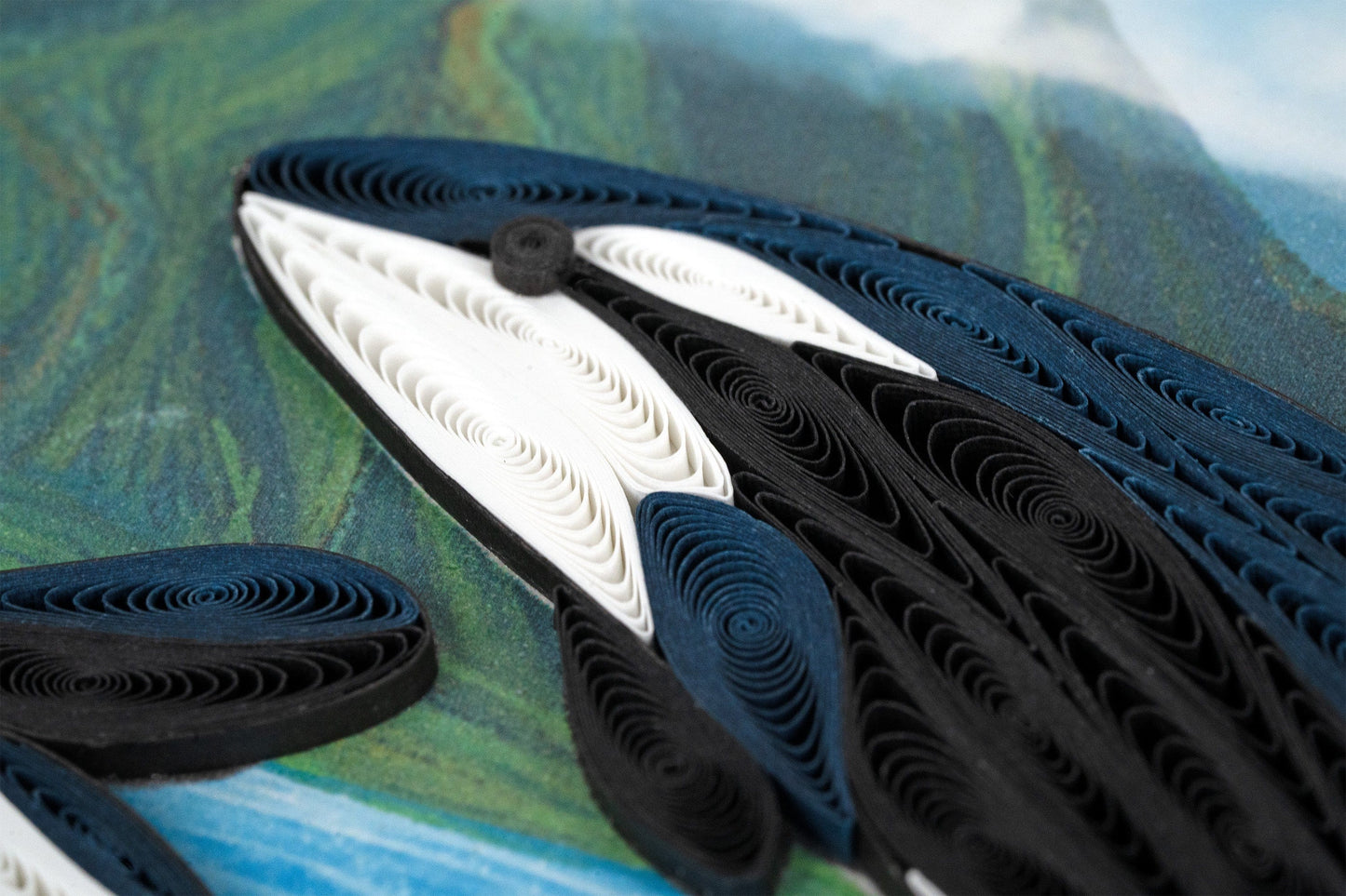 Orca Whales Quilling Quilling Card
