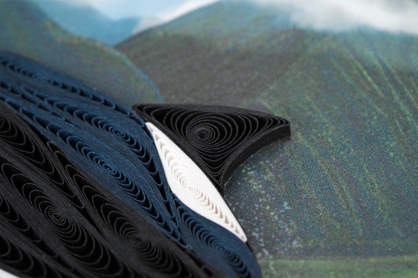 Orca Whales Quilling Quilling Card