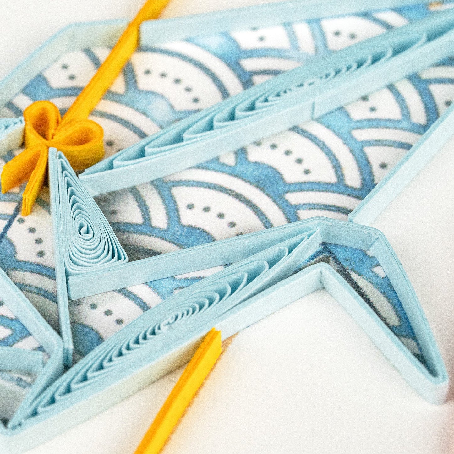 Origami Cranes Quilling Card