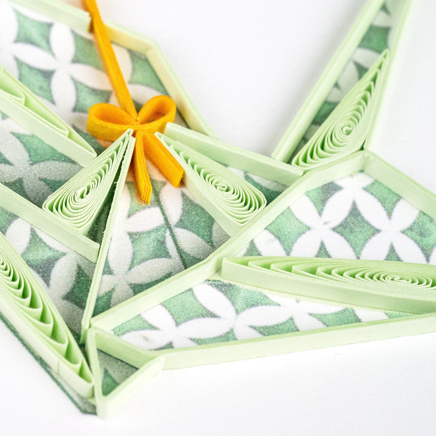 Origami Cranes Quilling Card