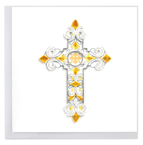 Ornate Cross Quilling Card