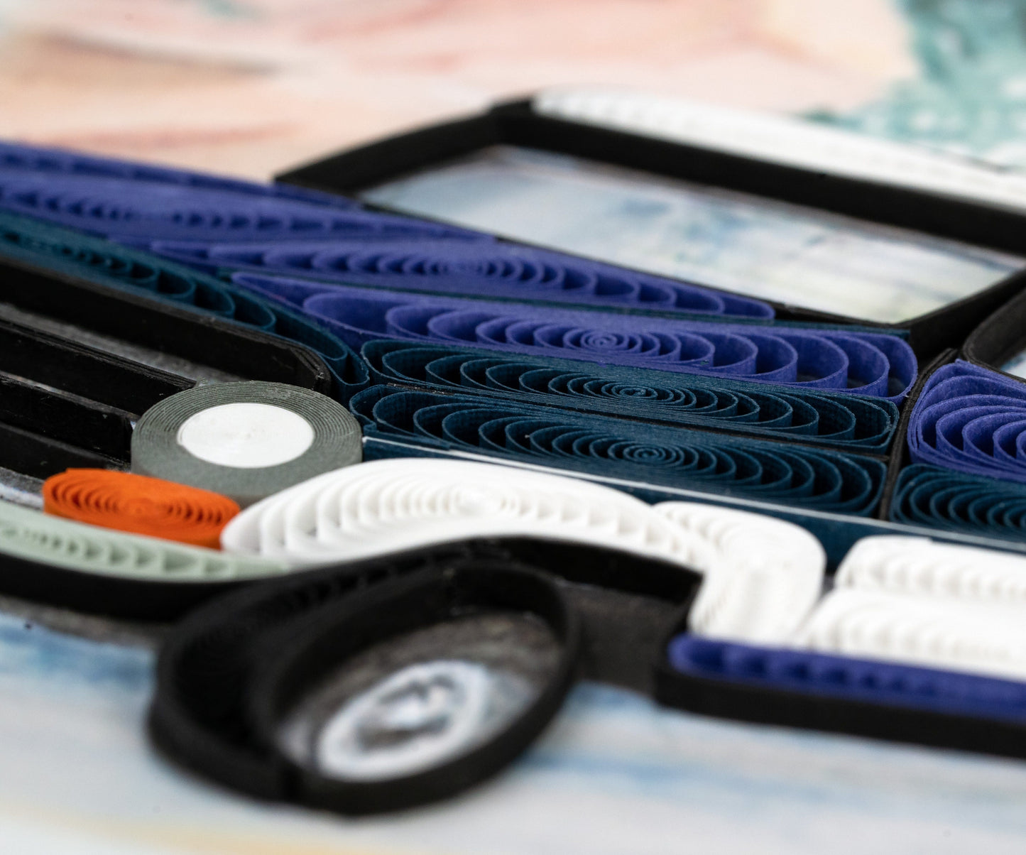Pickup Truck Quilling Card