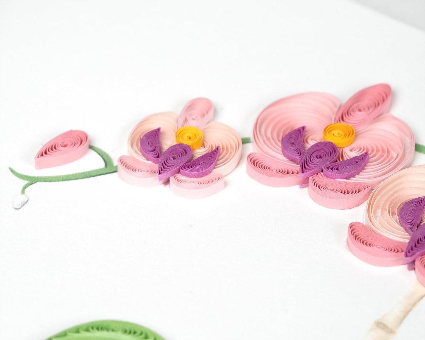 Potted Orchid Quilling Card