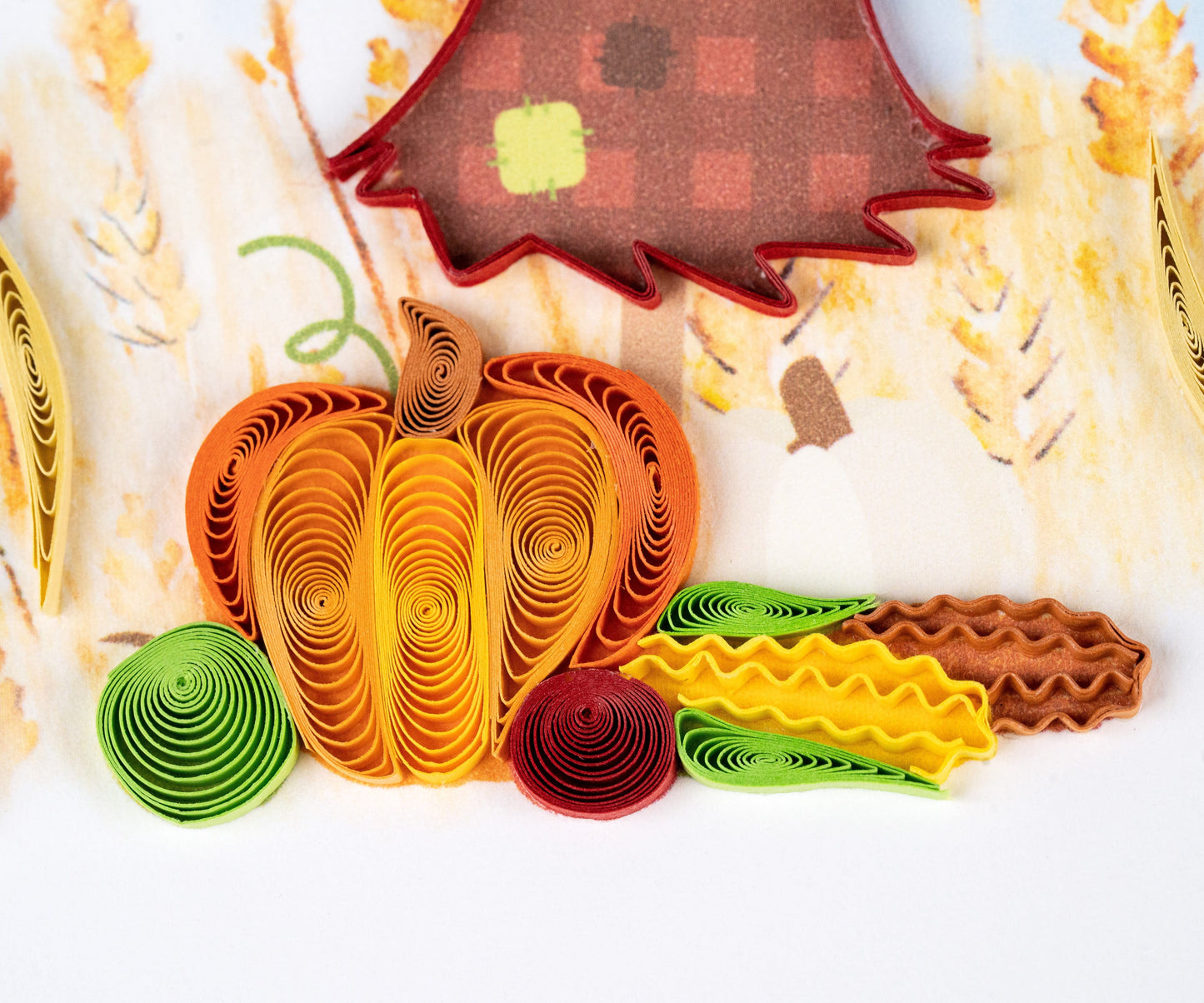Scarecrow Quilling Card