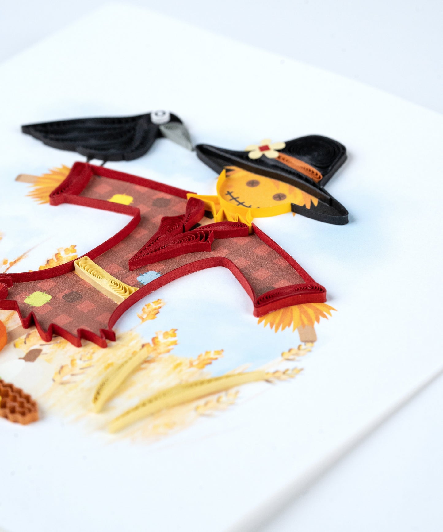 Scarecrow Quilling Card
