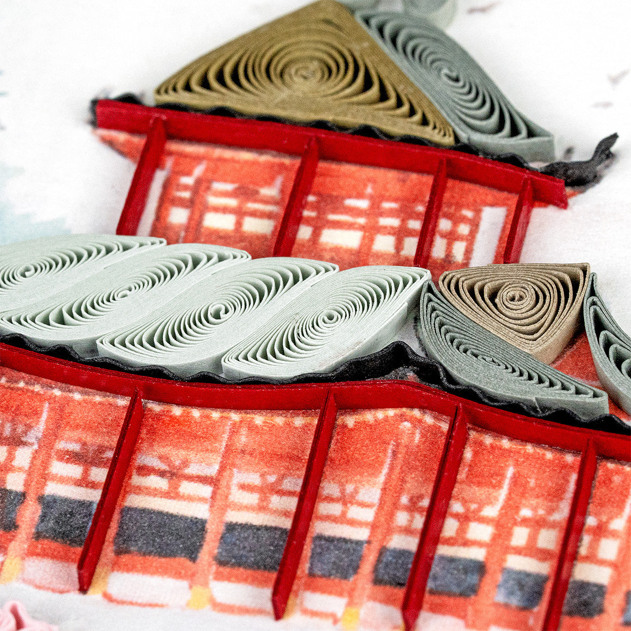 Shinto Shrine Quilling Card