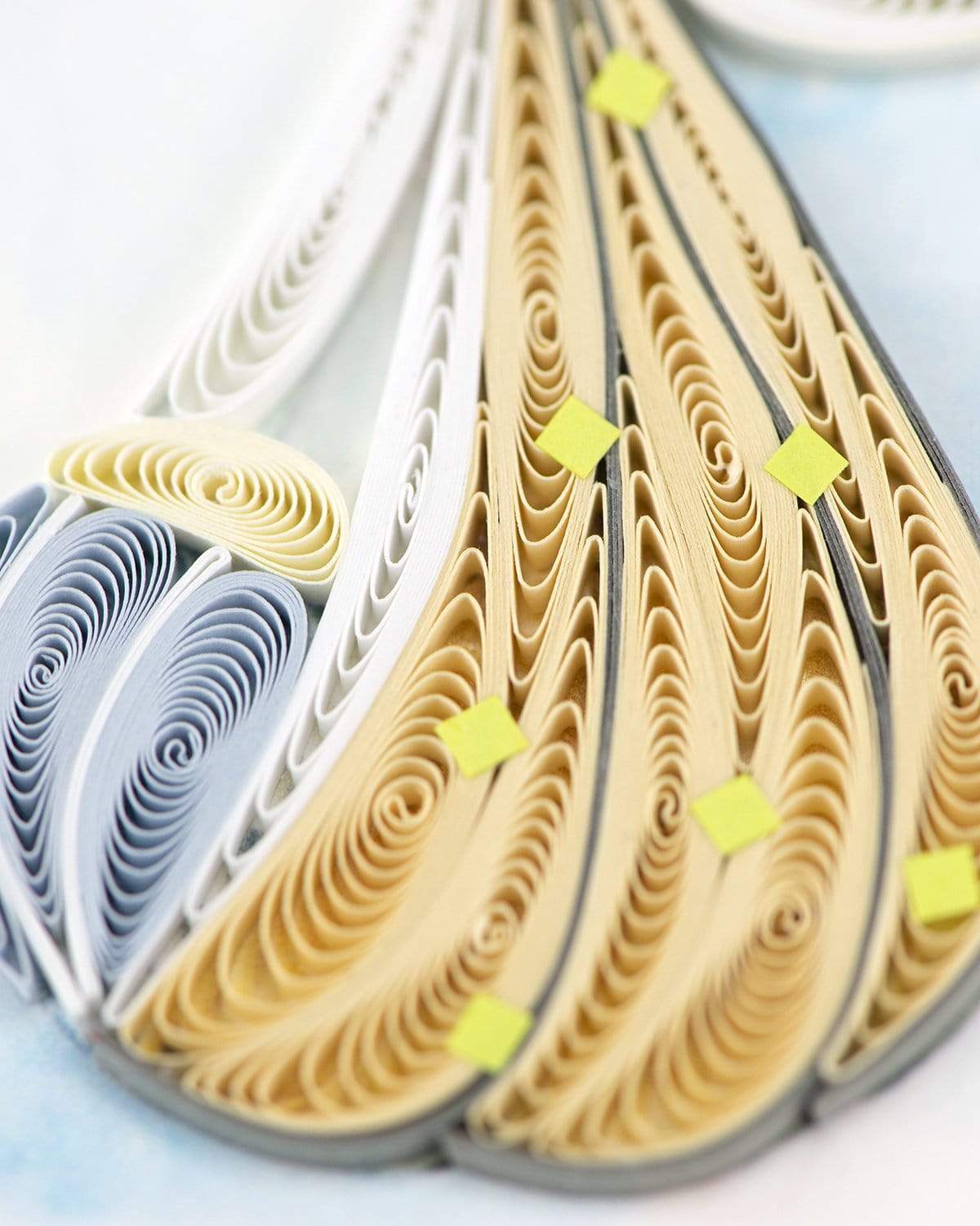 Special Delivery Stork Quilling Card