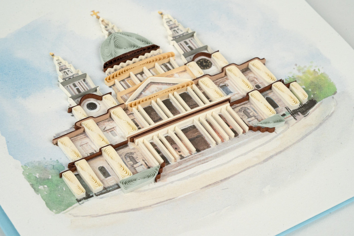St Paul's Cathedral Quilling Card