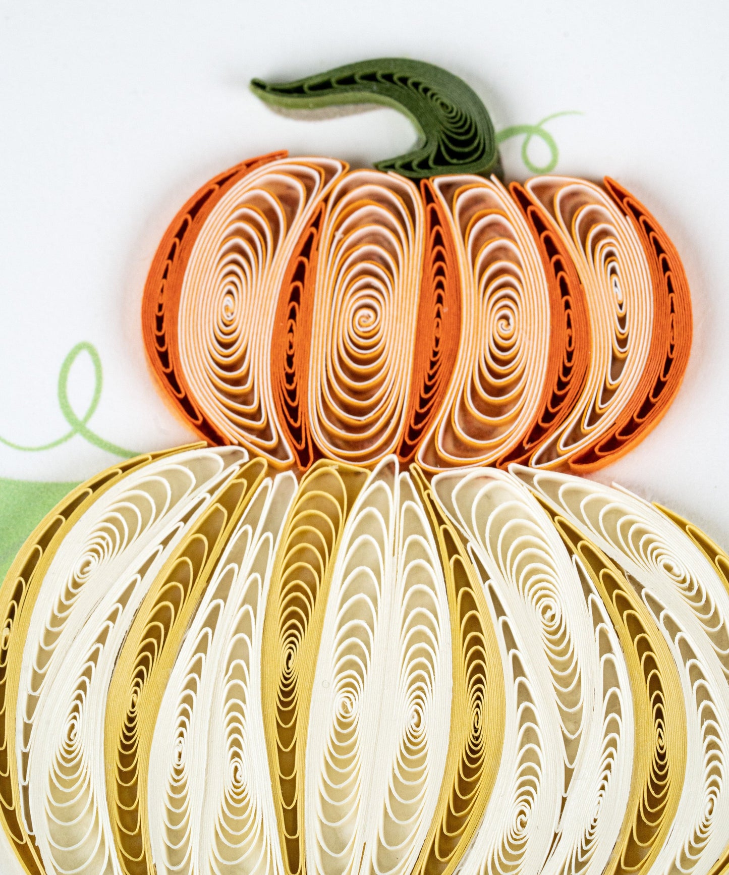 Stacked Pumpkins Quilling Card
