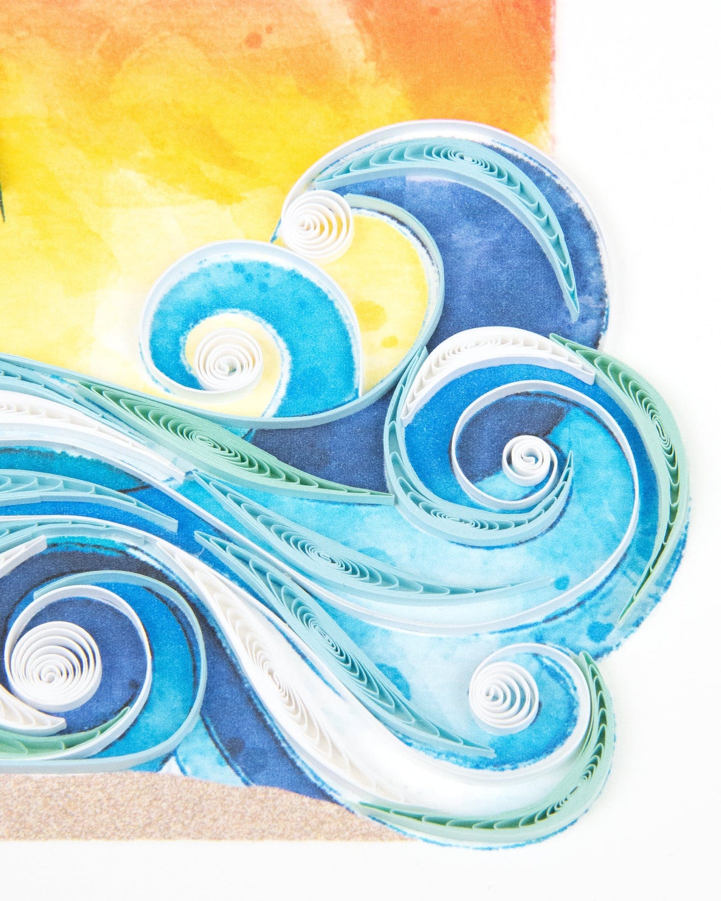 Surfing Paradise Quilling Card