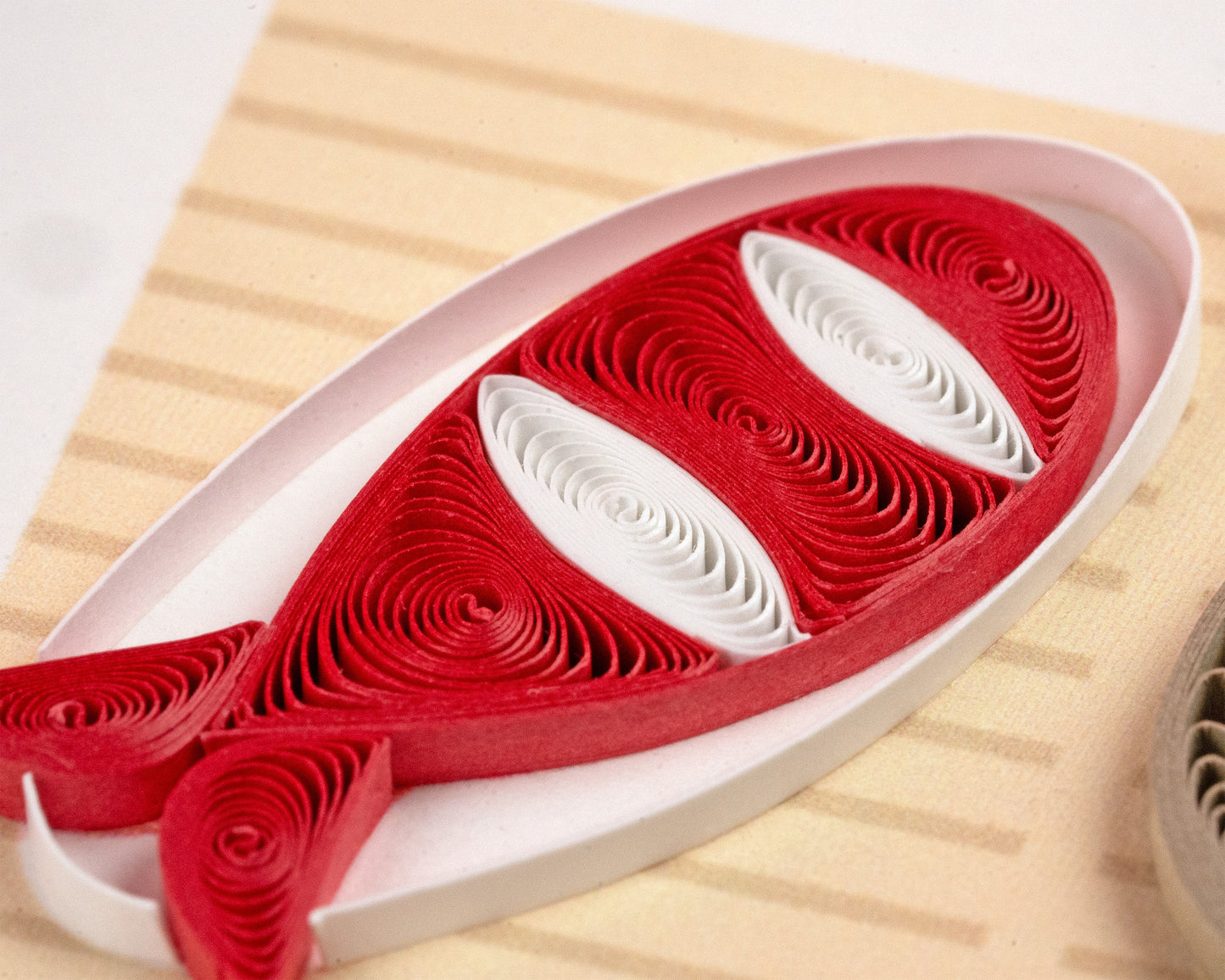 Sushi Quilling Card