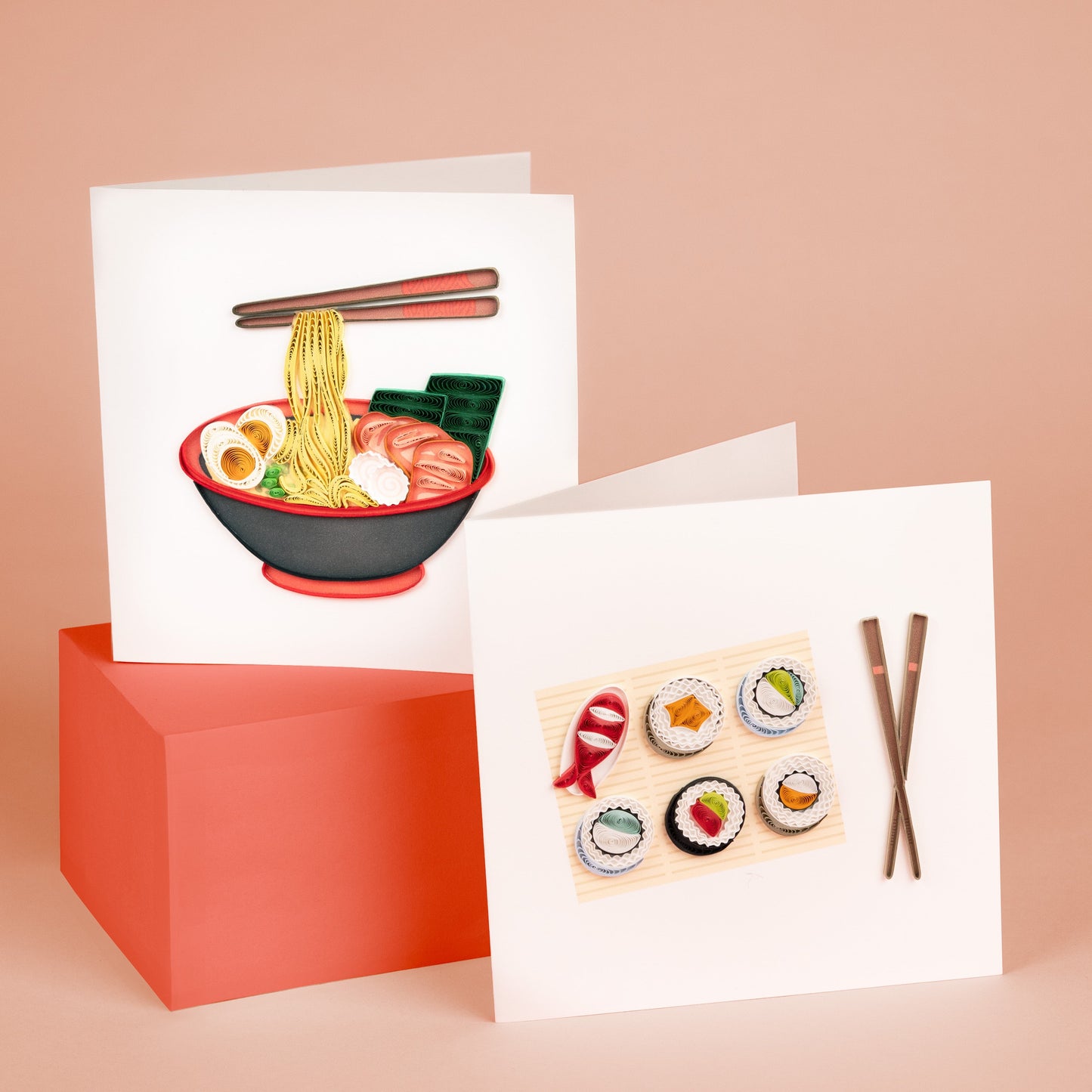 Sushi Quilling Card