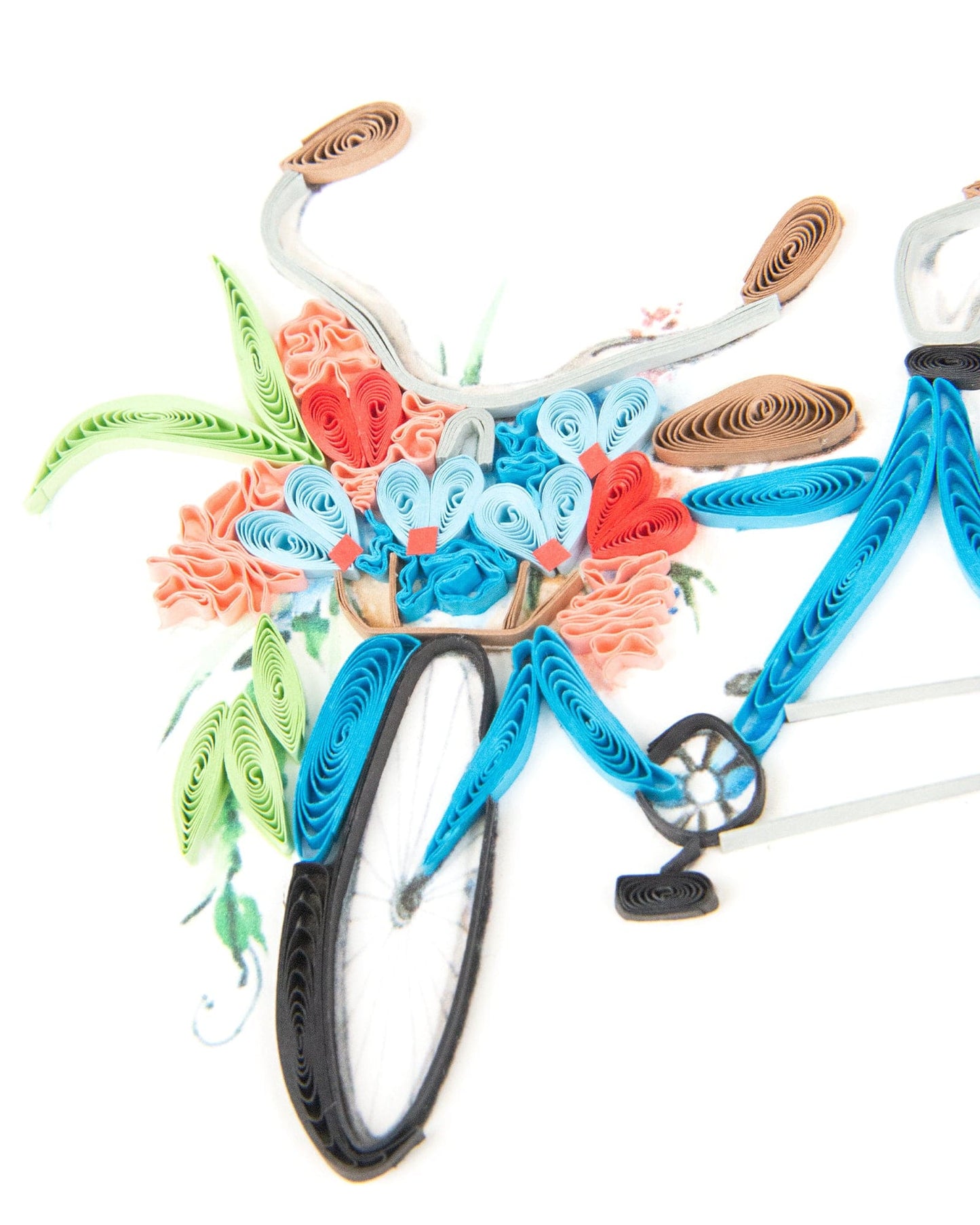 Quilled Tandem Bicycle Anniversary Card 6642567512143