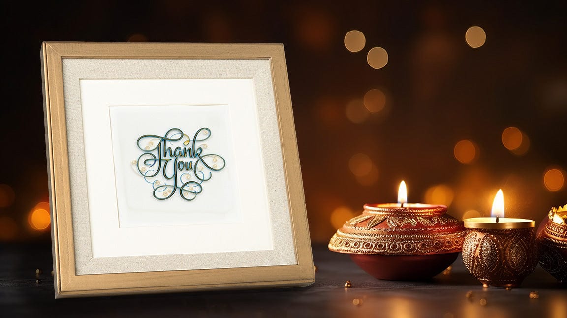 Thank You Quilling Card