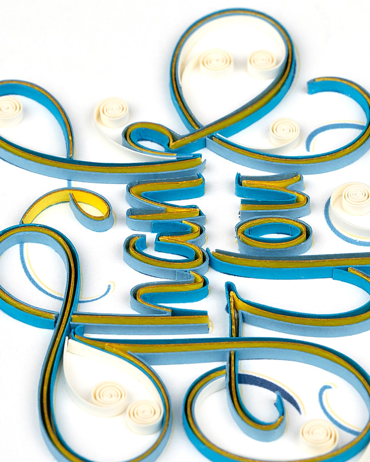 Thank You Quilling Card
