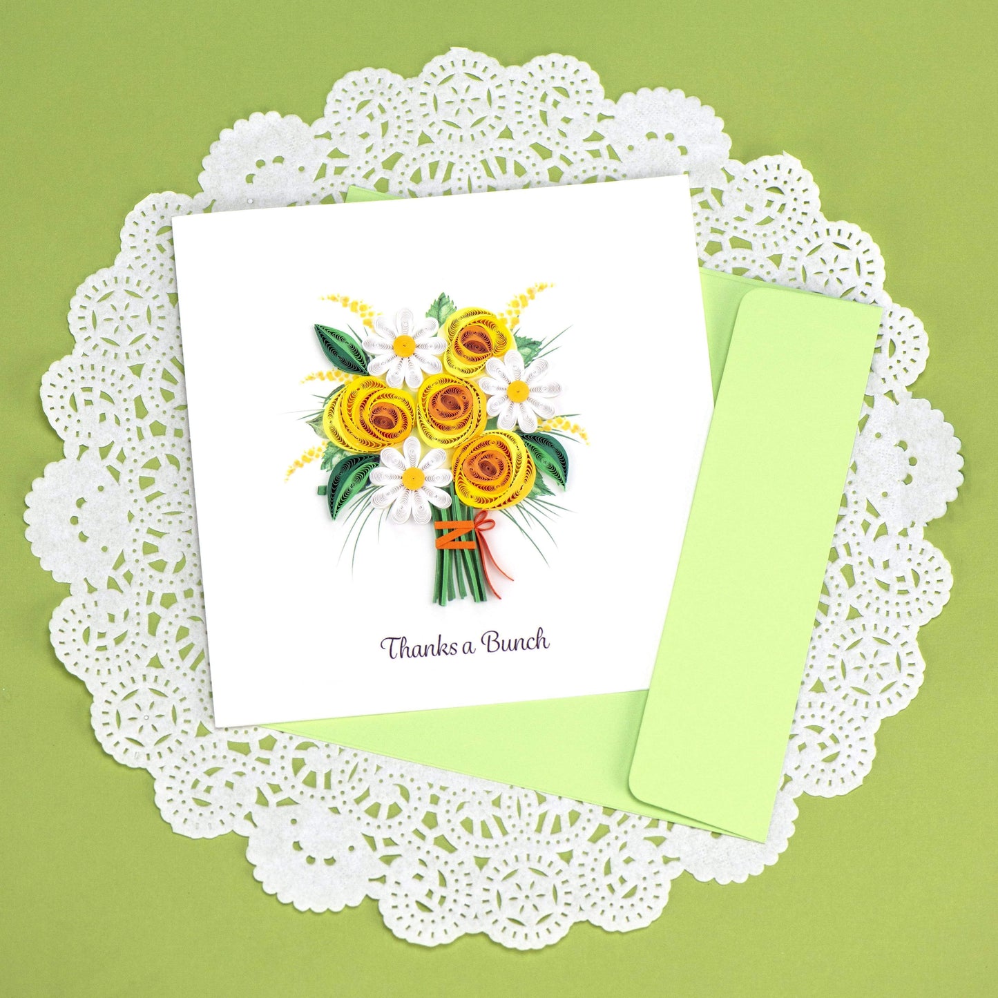 Thanks a Bunch Quilling Card
