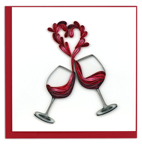 Toast to Love Quilling Card