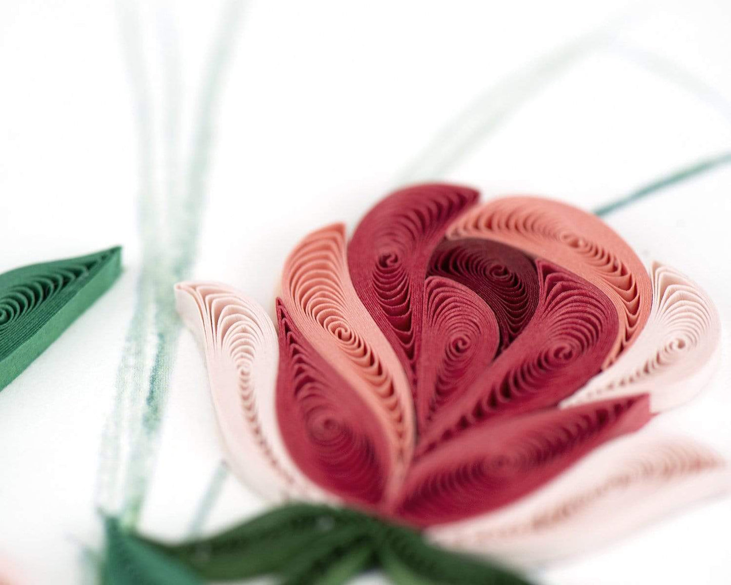 Victorian Rose Bouquet Quilling Card