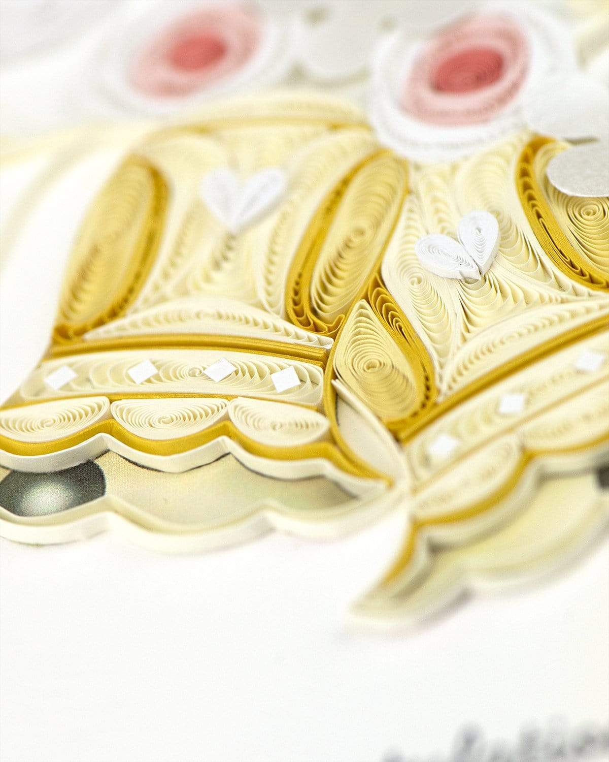 Quilled Wedding Bells Greeting Card 4785733337167