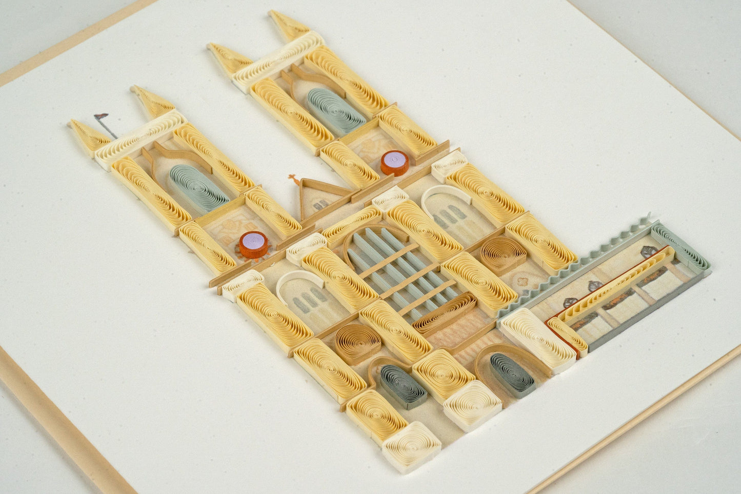 Westminster Abbey Quilling Card