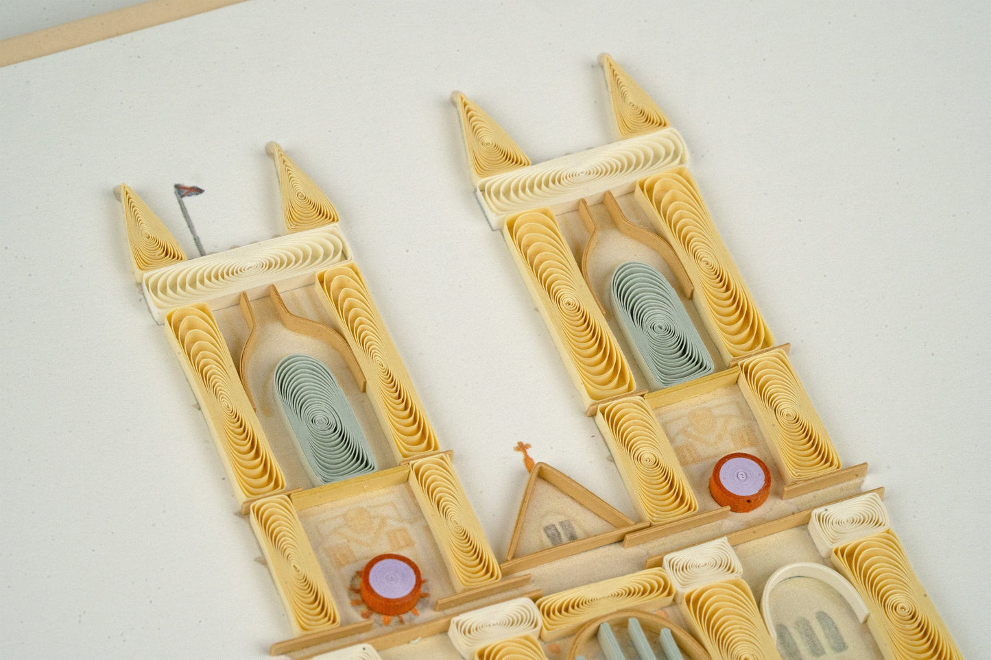 Westminster Abbey Quilling Card