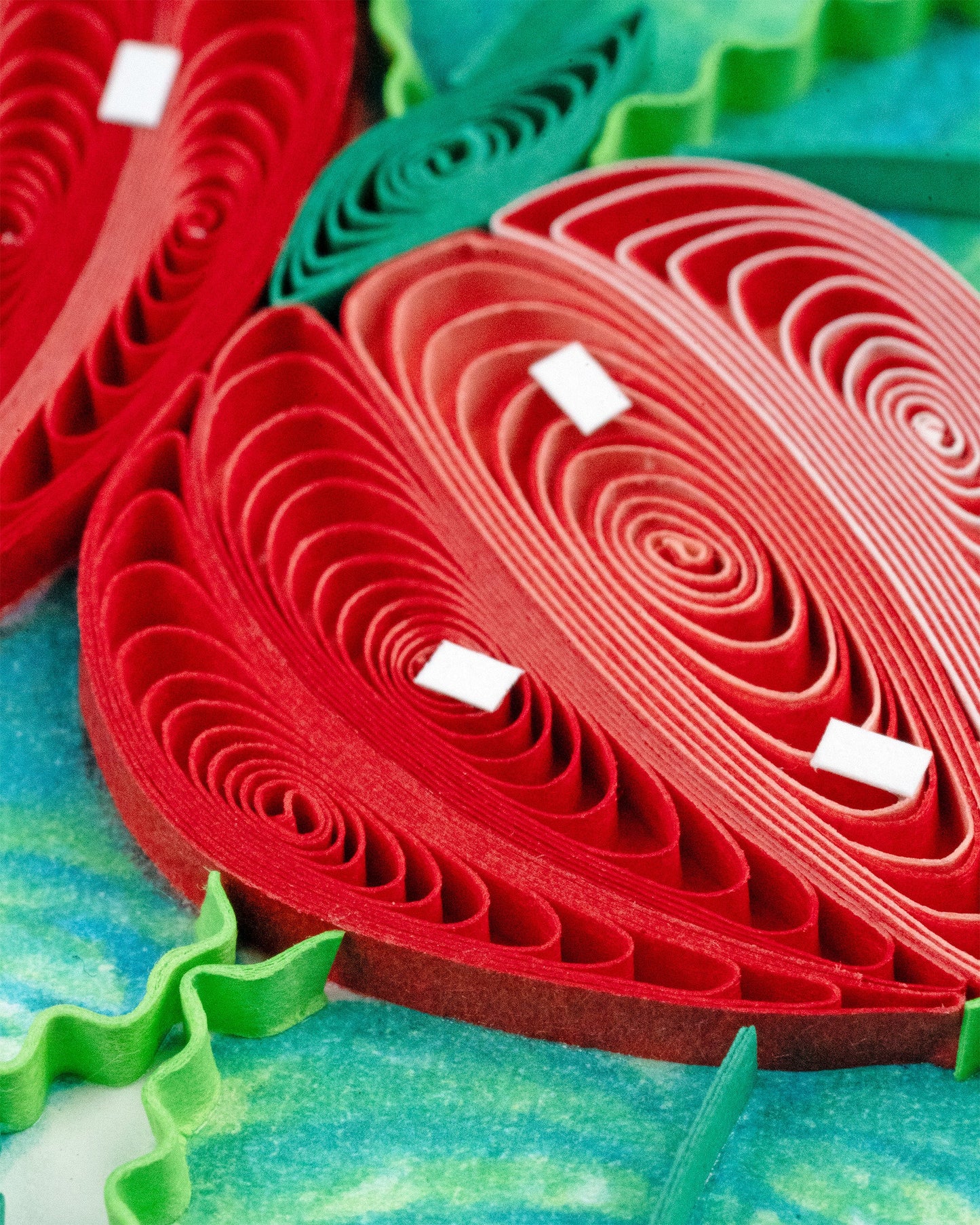 Wild Strawberries Quilling Card