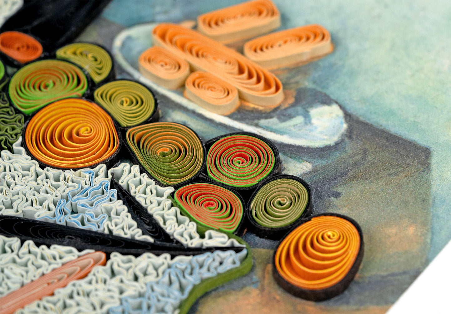 Quilled Artist Series - The Basket of Apples, Cezanne