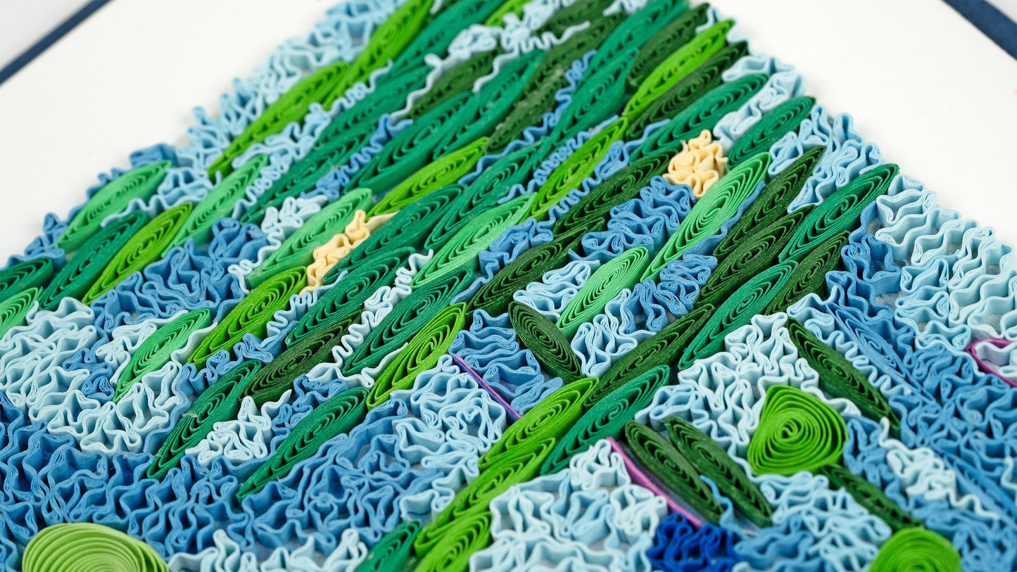 Quilled Artist Series - Water Lilies 1916-19, Monet