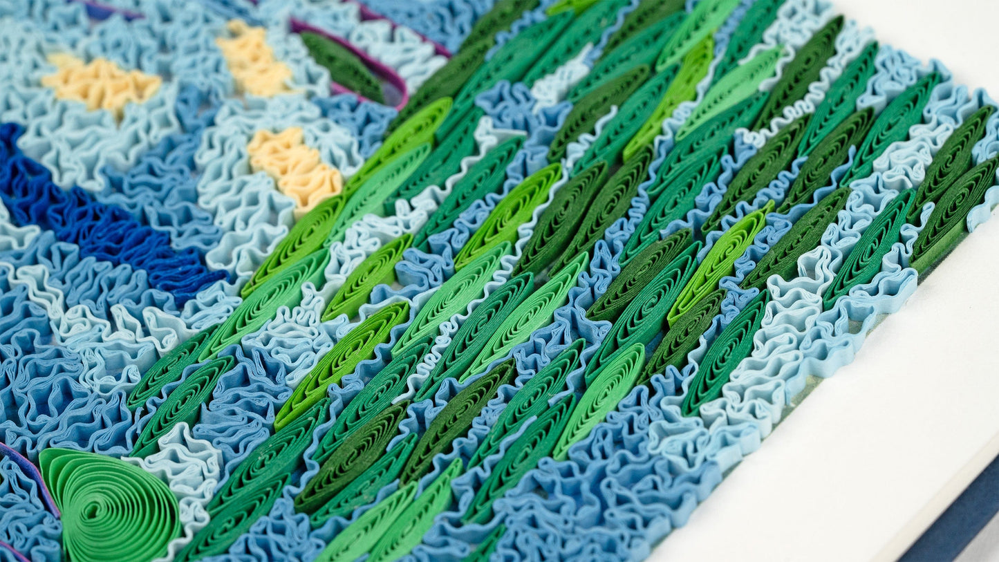 Quilled Artist Series - Water Lilies 1916-19, Monet