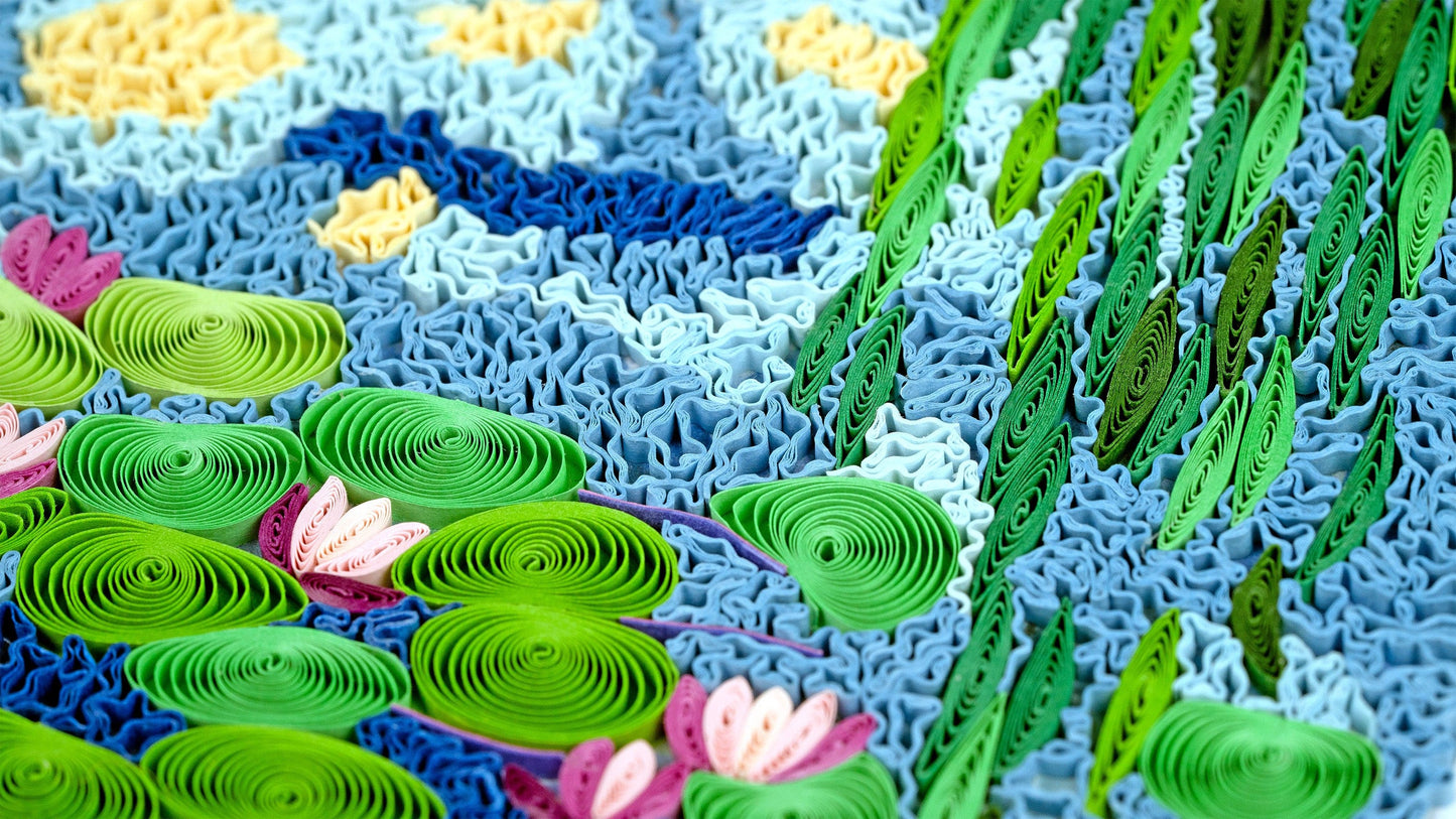 Quilled Artist Series - Water Lilies 1916-19, Monet