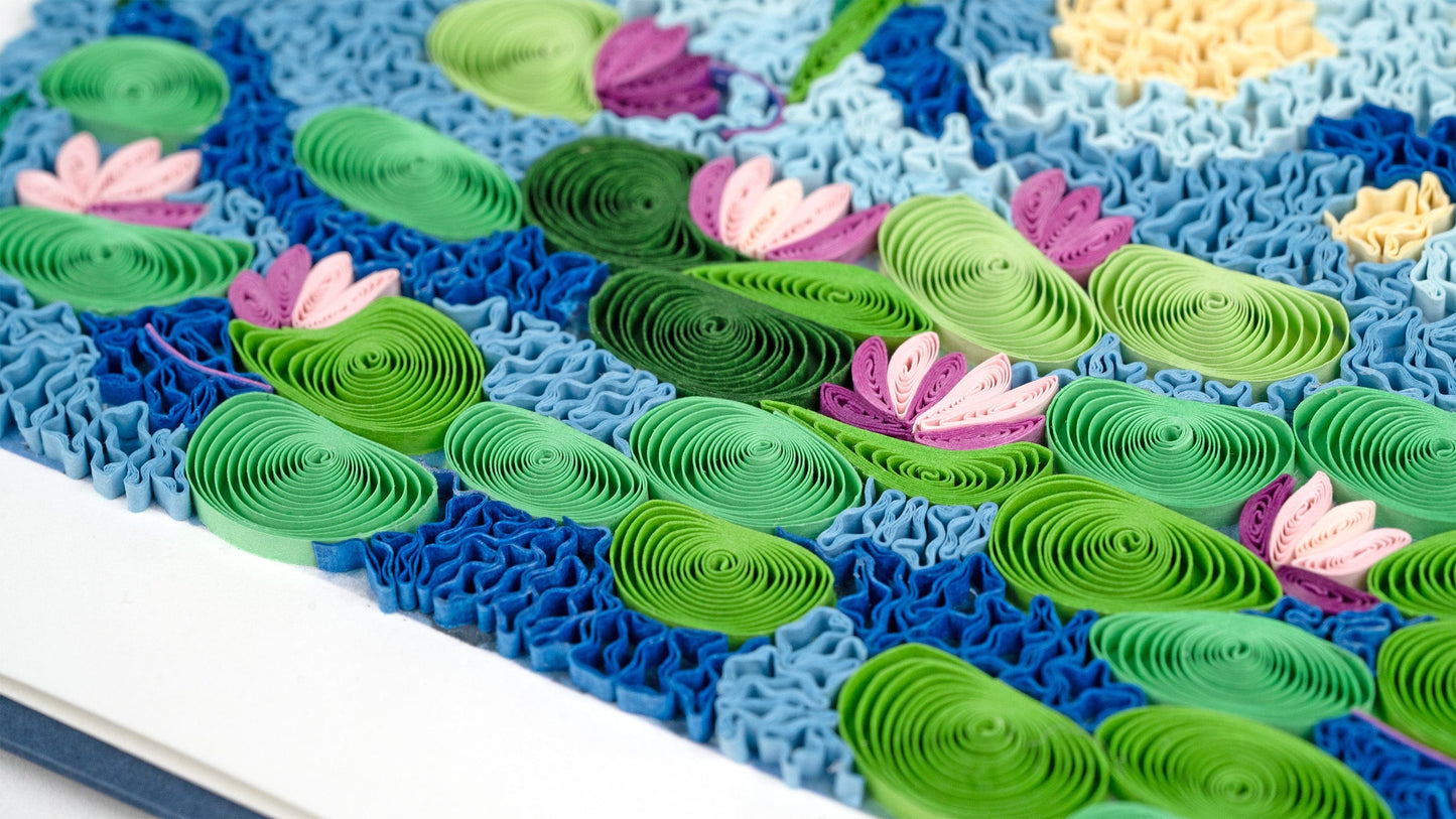 Quilled Artist Series - Water Lilies 1916-19, Monet