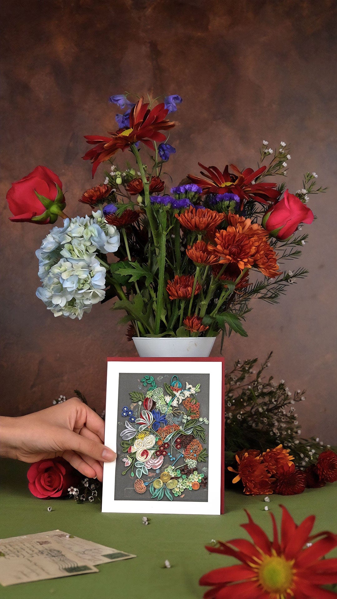 Quilled Artist Series – Still Life with Flowers and Fruit, van Huysum