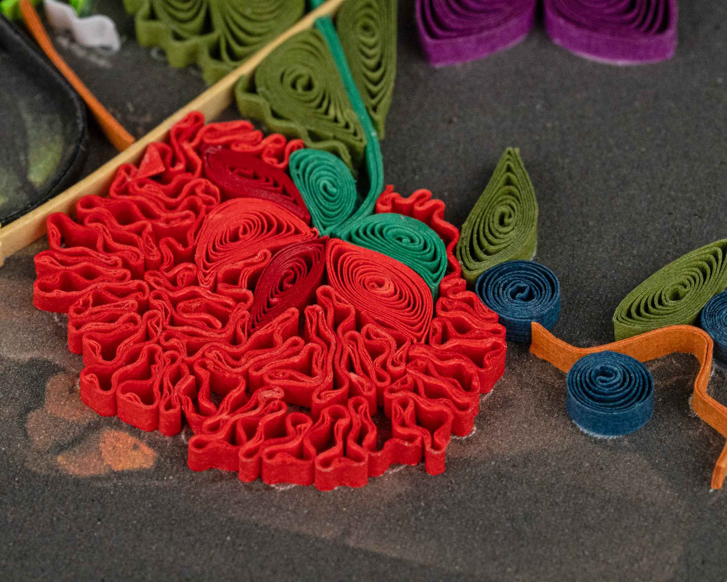 Quilled Artist Series – Vase of Flowers, de Heem