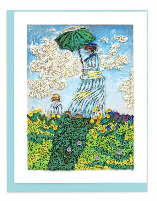 Quilled Artist Series – Woman with a Parasol, Monet