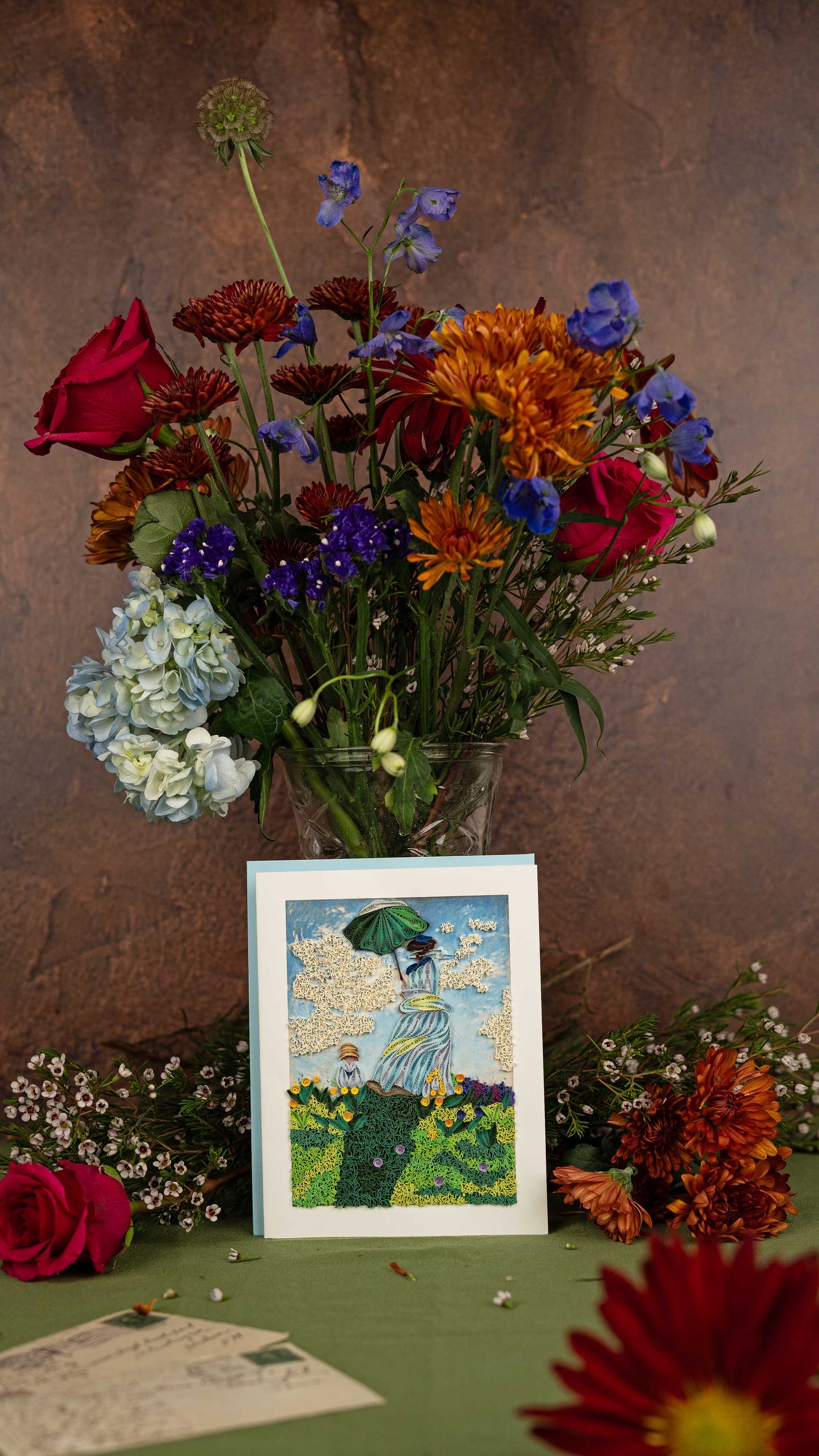 Quilled Artist Series – Woman with a Parasol, Monet