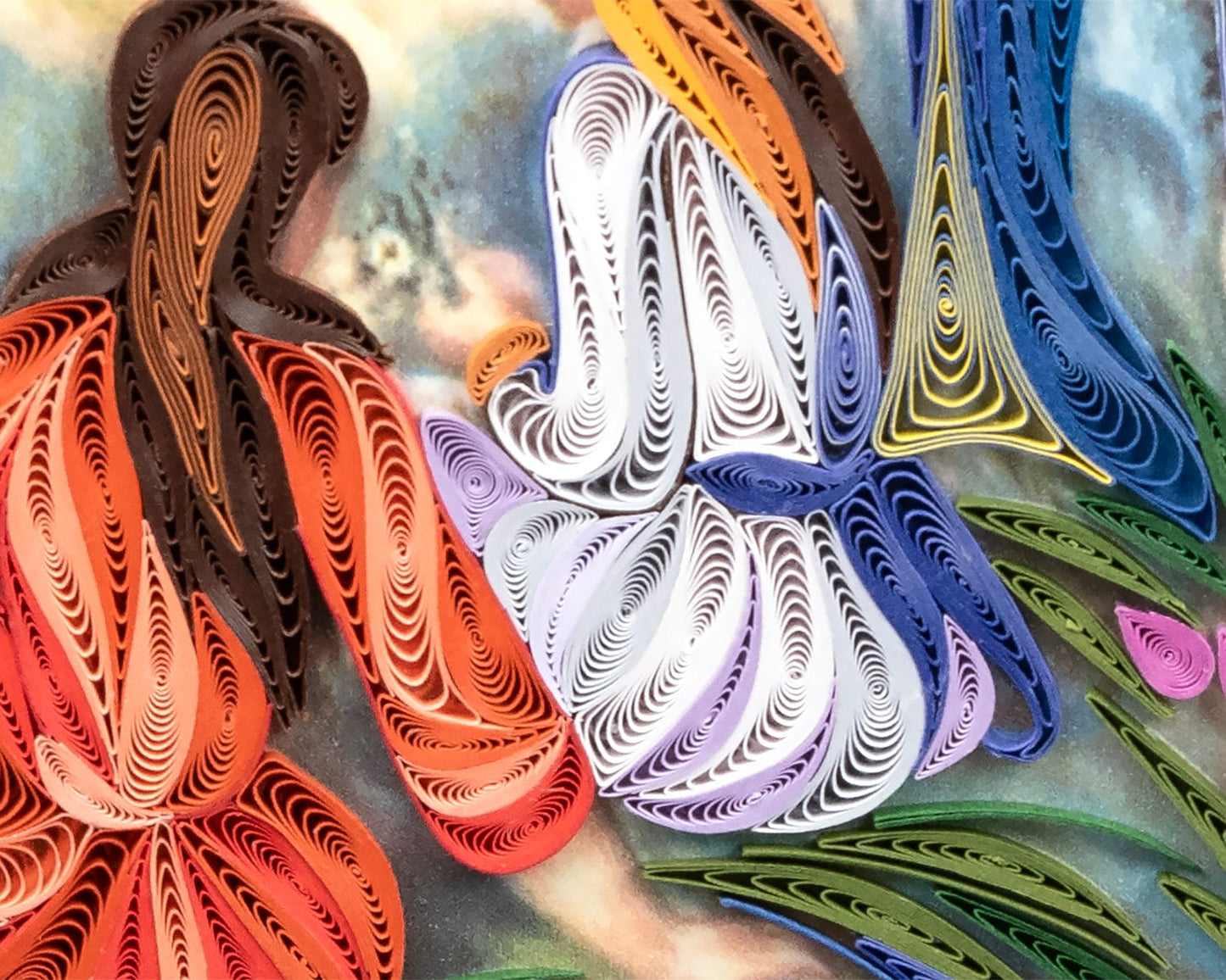 Quilled Artist Series - In the Meadow, Renoir Greeting Card